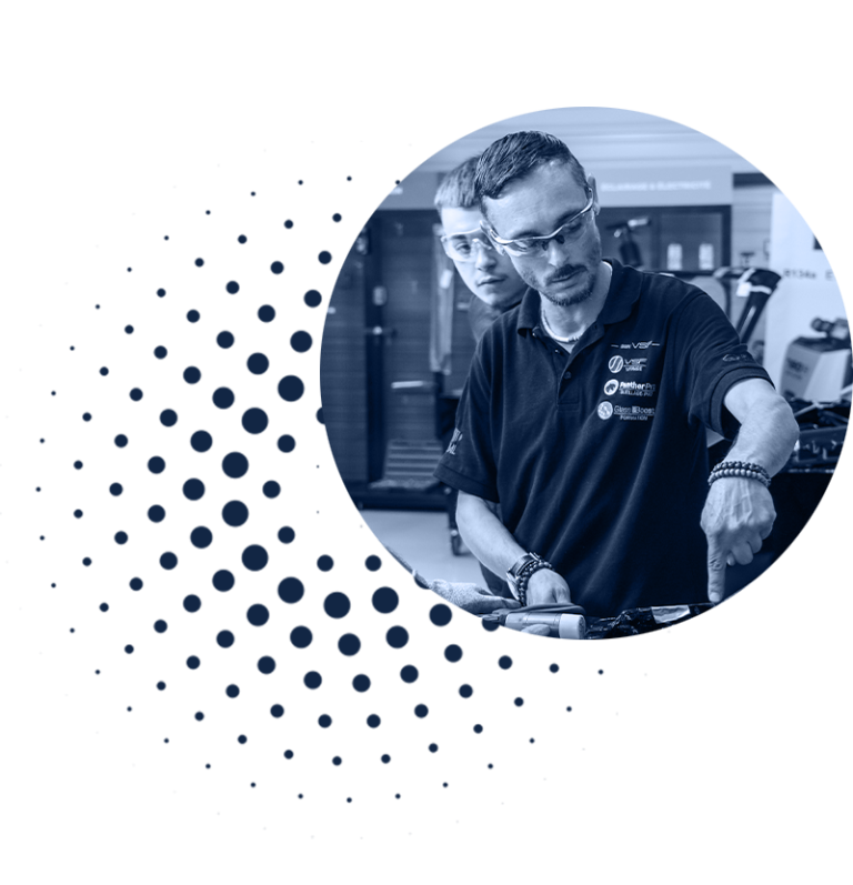 Zoom sur un formateur Glass&Boost lors d'une formation