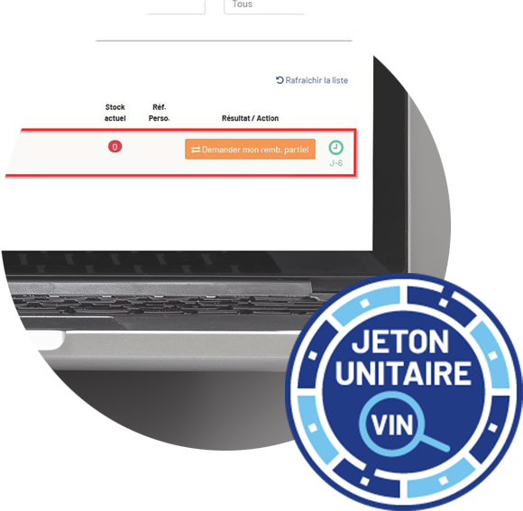 Recherche VIN non aboutie dans l'espace client MyVSF