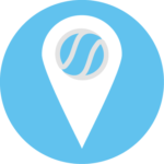 Pictogramme localisation région Nord Ouest Bleu Ciel
