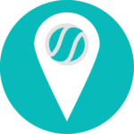 Pictogramme localisation région nord Est bleu clair