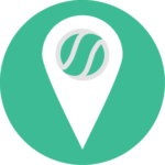 Pictogramme localisation région Nord Ouest Bleu vert