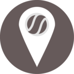 Pictogramme localisation région Sud Ouest gris foncé