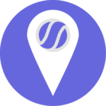 Pictogramme localisation région Sud Ouest violet clair